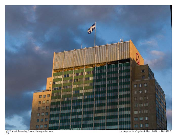 Le siège social d'Hydro-Québec