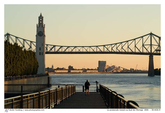 La promenade menant au Quai de l'Horloge