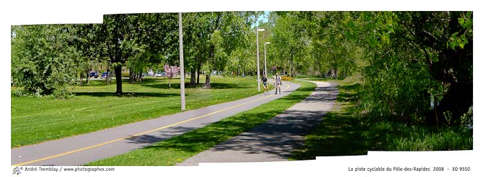 La piste cyclable du Pôle-des-Rapides