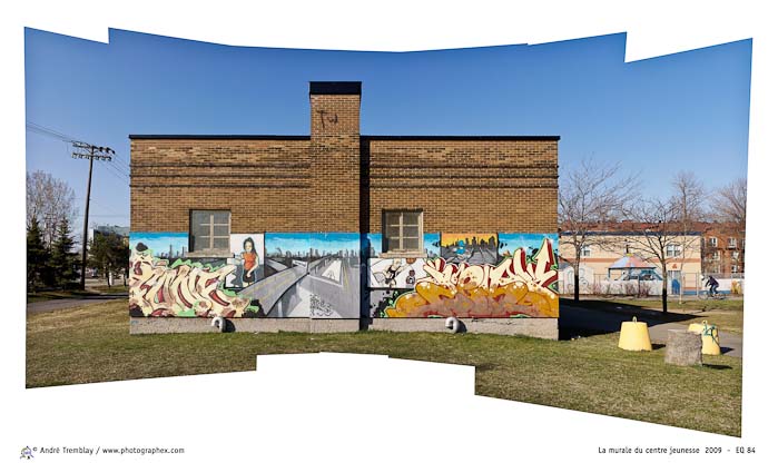 La murale du centre jeunesse