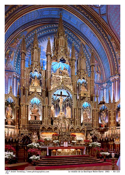 Le retable de la Basilique Notre-Dame