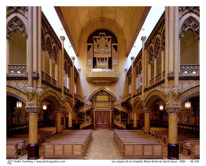 Les orgues de la chapelle Notre-Dame du Sacré-Coeur