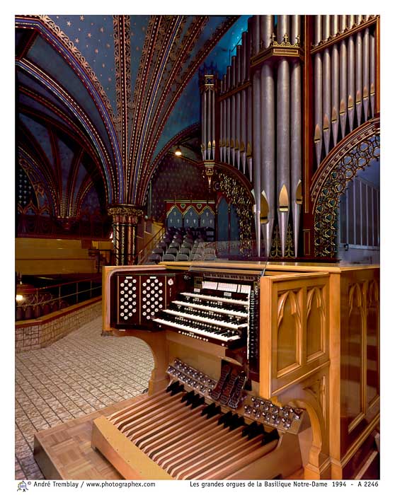 Les grandes orgues de la Basilique Notre-Dame